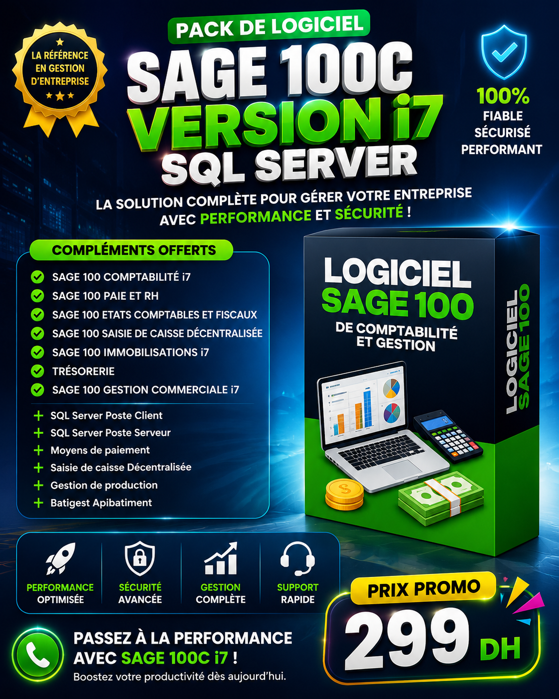 PACK SAGE SQL server