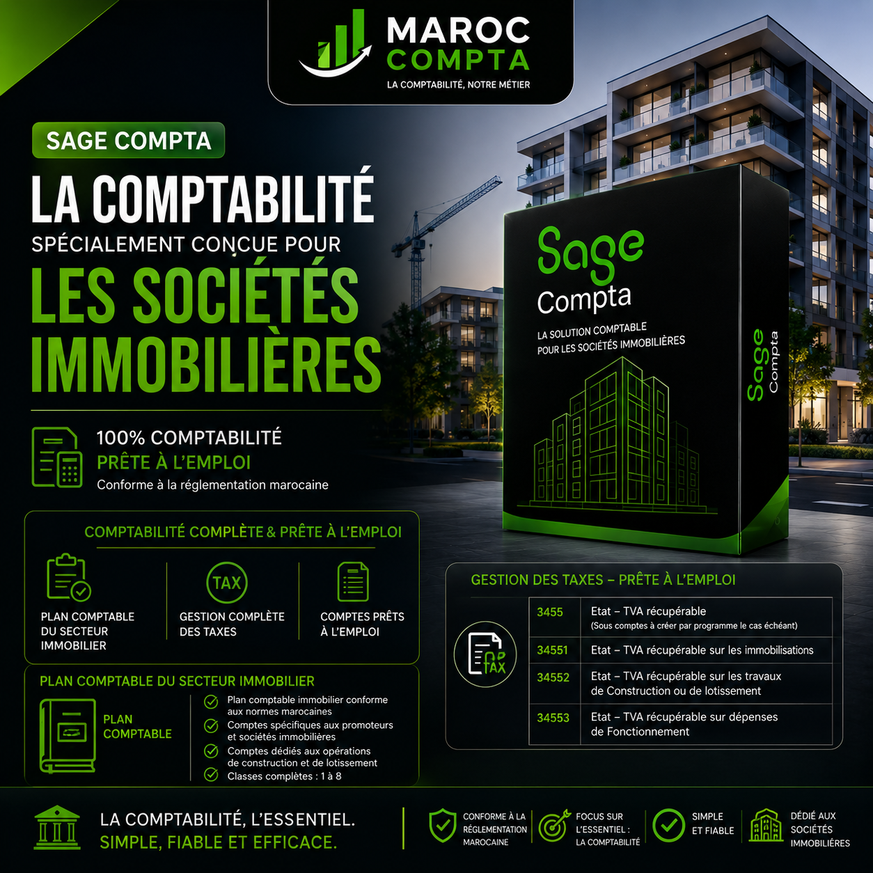 Sage Compta pour les sociétes immobiliére